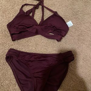 kona sol marron bikini